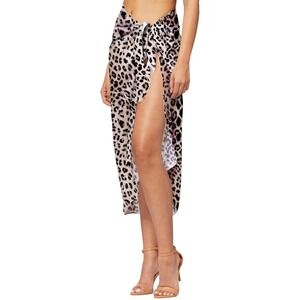 Conceited Swimwear Cover Up Sheer Chiffon Sarong Wrap Skirt Beach Size 2X-3X